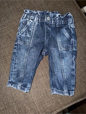 GAP Dark Blue Denim Jogger Pants for Kids